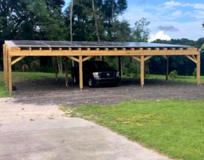 Residential solar carports